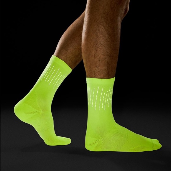 NWT Lululemon Power Stride Crew Sock *Reflective* Mens  arch support s… - Picture 4 of 13